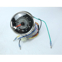 OEM Yamaha CB - CS Analog Tachometer Black 8 Wire Black With Chrome Bezel