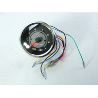 OEM Yamaha CB - CS Analog Tachometer Black 8 Wire Black With Chrome Bezel