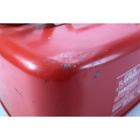 Vintage Nissan Tohatsu Metal Outboard Portable Fuel Gas Tank 6 Gallon