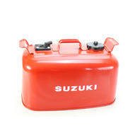 Vintage Suzuki Metal Outboard Portable Fuel Gas Tank 6 Gallon NOS