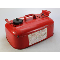 Vintage Suzuki Metal Outboard Portable Fuel Gas Tank 4 Gallon