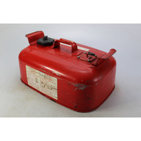 Vintage Suzuki Metal Outboard Portable Fuel Gas Tank 4 Gallon