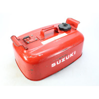 Vintage Suzuki Metal Outboard Portable Fuel Gas Tank 4 Gallon