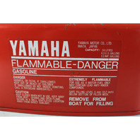 Vintage Yamaha Metal Outboard Portable Fuel Gas Tank 6.3 Gallon