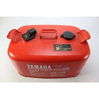 Vintage Yamaha Metal Outboard Portable Fuel Gas Tank 6.3 Gallon