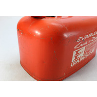 Vintage Evinrude Cruis-A-Day Metal Outboard Portable Fuel Gas Tank 6 Gallon