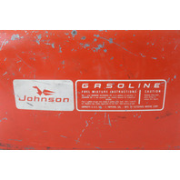 Vintage OMC Johnson Metal Outboard Portable Fuel Gas Tank 6 Gallon