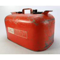 Vintage OMC Johnson Metal Outboard Portable Fuel Gas Tank 6 Gallon