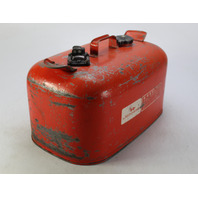 Vintage OMC Johnson Metal Outboard Portable Fuel Gas Tank 6 Gallon