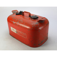Vintage OMC Johnson Metal Outboard Portable Fuel Gas Tank 6 Gallon