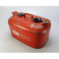 Vintage OMC Johnson Metal Outboard Portable Fuel Gas Tank 6 Gallon