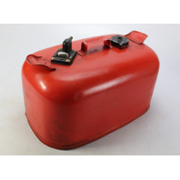 Vintage Tempo Metal Outboard Portable Fuel Gas Tank Johnson Evinrude 6 Gallon