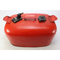 Vintage Tempo Metal Outboard Portable Fuel Gas Tank Johnson Evinrude 6 Gallon