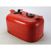 Vintage Tempo Metal Outboard Portable Fuel Gas Tank Johnson Evinrude 6 Gallon