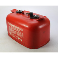 Vintage Tempo Metal Outboard Portable Fuel Gas Tank Johnson Evinrude 6 Gallon
