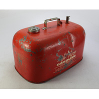 Vintage Lifeline Metal Outboard Fuel Tank 6 Gallon