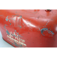 Vintage Lifeline Metal Outboard Fuel Tank 6 Gallon