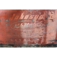 Vintage Johnson Mile Master Metal Outboard Fuel Tank 6 Gallon