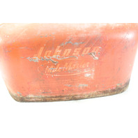 Vintage Johnson Mile Master Metal Outboard Fuel Tank 6 Gallon