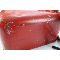 Vintage Mercury Metal Outboard Fuel Tank w/ Hose 3 Gallon