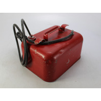 Vintage Mercury Metal Outboard Fuel Tank w/ Hose 3 Gallon