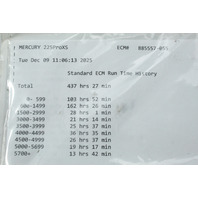 Mercury 2004 2005 2006 Optimax PCM ECM ECU 200 225 HP 437 Hours 1 YEAR WARRANTY