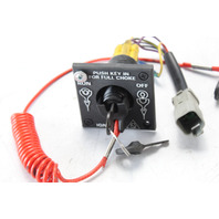 176408 176361 BRP Johnson Evinrude 1996 + Ignition Switch Kit W/ Key & Horn NEW