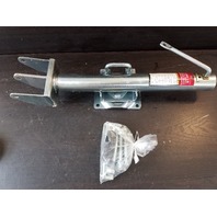 Haul-Master Dual Wheel Swing-Back Boat Trailer Jack 1500 LB. Capacity