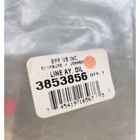 NEW! 3853856 OMC Volvo Penta 1994-98 Port Down Oil Line Assembly 3.0 4.3+ Liters