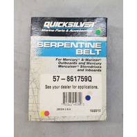 861759Q Mercury Mercruiser 1996-1998 Serpentine Belt 4.3L NEW