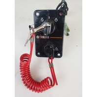 704-82570 Yamaha  4-3/8" x 2-3/4" Single Engine Main Switch Panel w/Key LIKE NEW