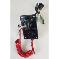 704-82570 Yamaha  4-3/8" x 2-3/4" Single Engine Main Switch Panel w/Key LIKE NEW