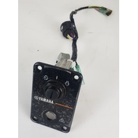 704-82570 Yamaha  4-3/8" x 2-3/4" Single Engine Main Switch Panel NO Key OEM