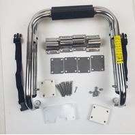 Garelick EEZ-IN "Out of Sight" Transom & Pontoon Ladder PLATFORM NOT INCUDED