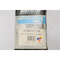 57-807755Q04 Mercury Mercruiser 1997-1998 Serpentine Belt 5.7 6.2L NEW