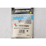 57-865615Q09 Mercury Mercruiser 1998 Serpentine Belt 4.3 5.0 5.7 6.2L NEW