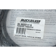 893371T10 Mercury Quicksilver Power Steering Signal Harness Adapter 10' NOS