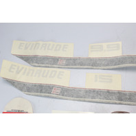 Evinrude OMC 1979 - 1992 Decal Set 9.9 15 HP NEW