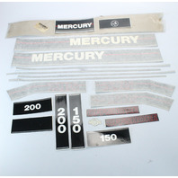 New Old Stock Mercury Mariner 1991 - 1995 Decal Set Red Black 150 200 XRI