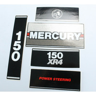New Old Stock OEM Mercury 1991 1992 Black Max XR4 Decal Set 135 150 175 200 HP