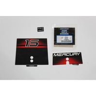 New Old Stock OEM Mercury 15 HP Decal Set Red / Black 6 8 9 15 HP
