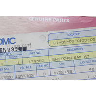 ✨NEW✨OLD STOCK OEM Johnson Evinrude OMC Trim Switch With Lead
