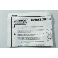 ✨NEW✨OLD STOCK Corsa Performance Wiring Harness Captain&rsquo;s Call 3 Wire