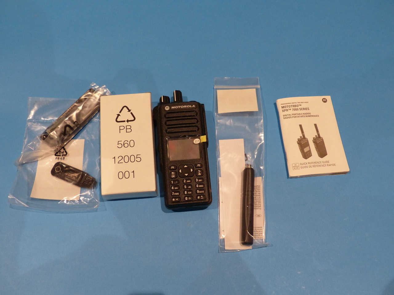 MOTOROLA XPR7550 PORTABLE 2 WAY RADIO UHF 403-512 FM 1-4W 1000 CH 12 ...