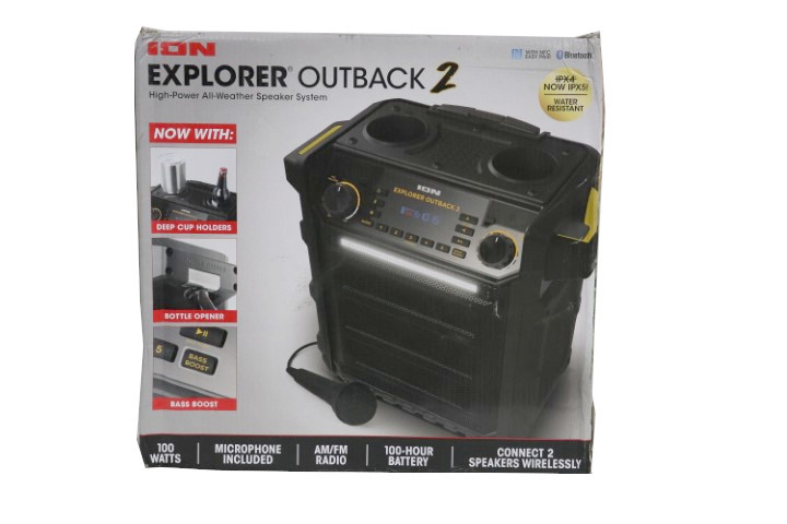 Ion Explorer Outback 2 Bluetooth Water Resistant Speaker System Ion Explorer Outback 2 Bluetooth Water Resistant Speaker System Mdg S Llc