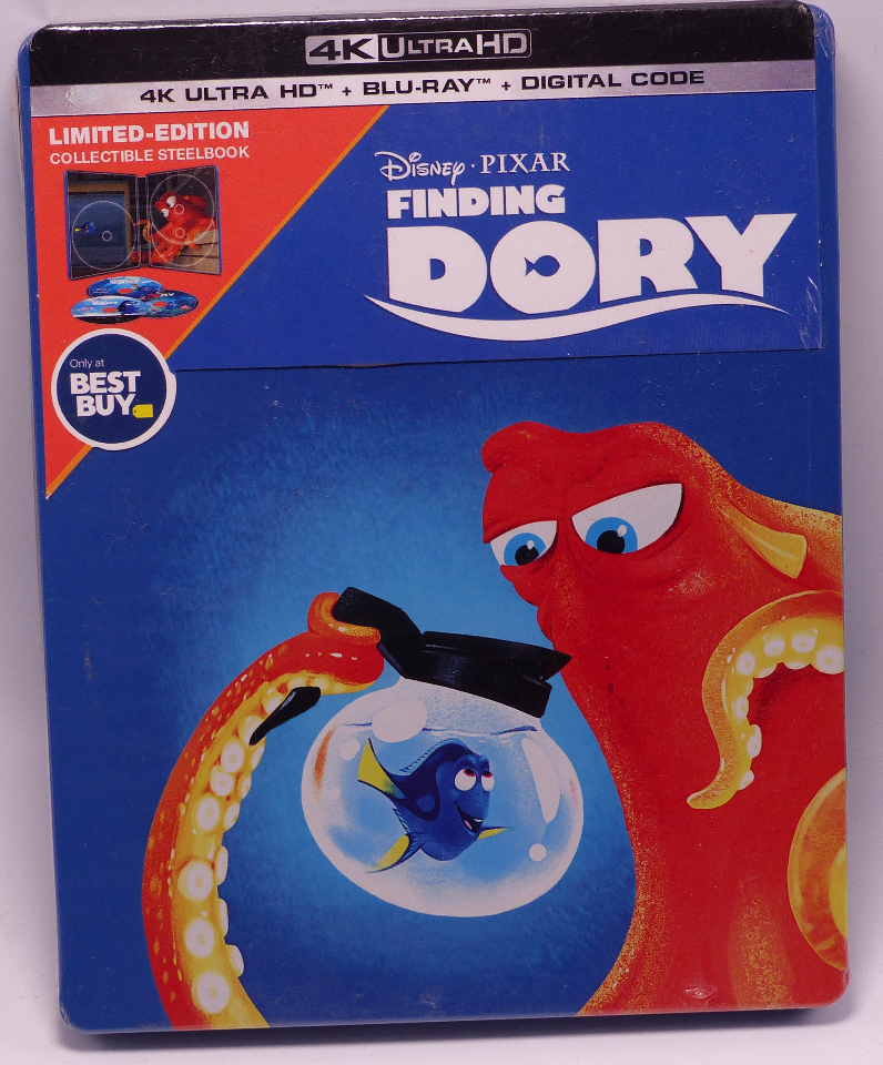 Finding Dory Limited Edition Steelbook Digital Copy 4k Ultra Hd Blu Ray Mdg Sales Llc