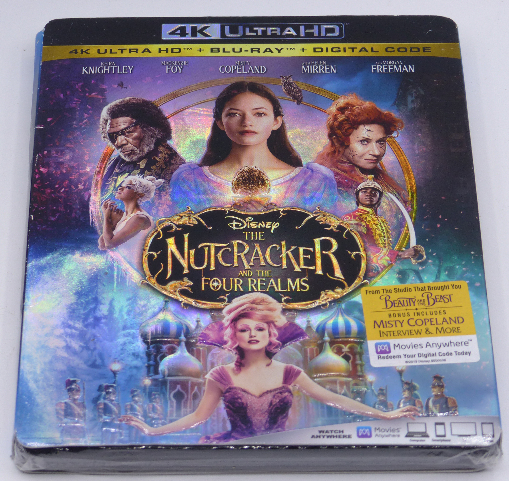 NUTCRACKER AND THE FOUR REALM 4K ULTRA HD + BLURAY NEW SEALED MDG
