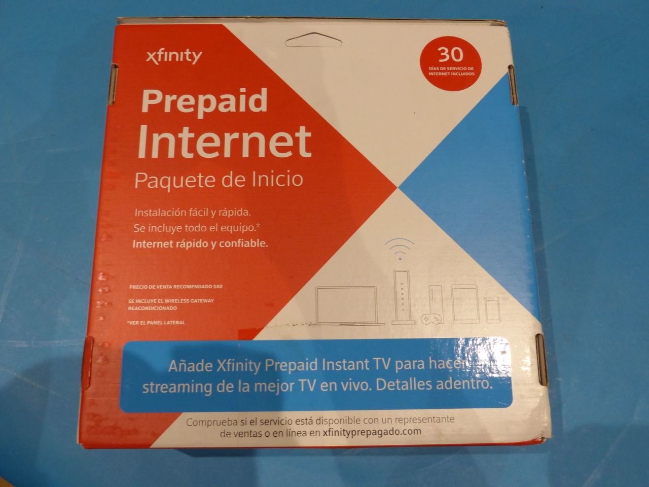 XFINITY HOME MODEM STARTER KIT HSDPREPAIDWGBULKCTDI ARRIS