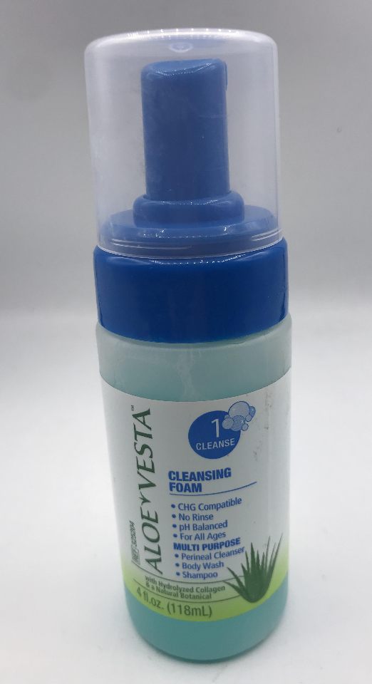 ALOE VESTA MULTI PURPOSE CLEANSING FOAM 4 FL. OZ. 118 ML. MDG Sales, LLC