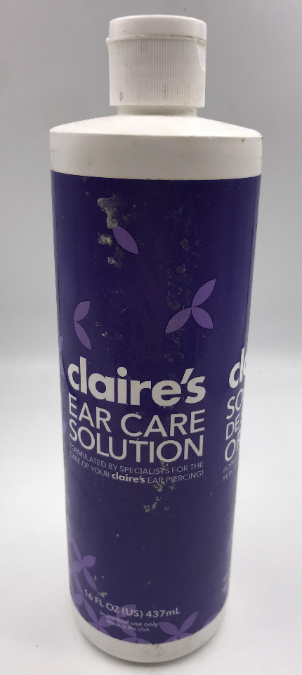 claire's ear solution